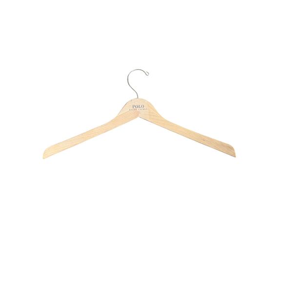 Set of 10 new Polo Ralph Lauren hangers. Wooden Hangers. Quality garment hangers